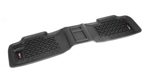 Toyota FJ Cruiser Floor Liners - Rear - Rugged Ridge - All Terrain - Black - `07-`14